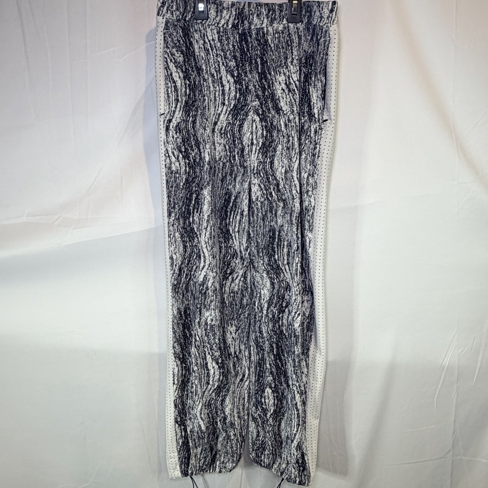 Lululemon Womens Size 8 City Summer‎ Pant Black Gray Ankle Cinch Studio Yoga
